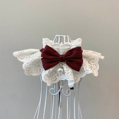 Cat Scarf Pet Jewelry Bell Bow