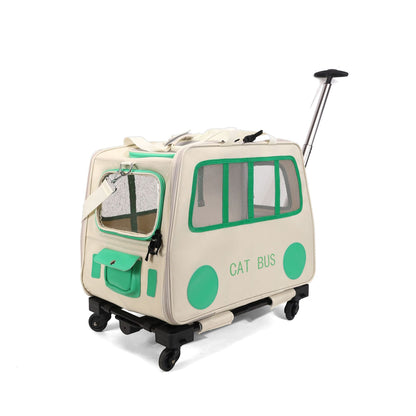 Cats Trolley Luggage Portable Foldable Can Hold Two Fat Cats